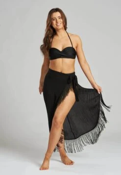 South Beach Sarongs/Pareos Crinkle Tassle Sarong - Strandaccessoire - Black 6 South Beach Sarongs/Pareos Crinkle Tassle Sarong - Strandaccessoire - Black -Only Mode Winkel 5fcf3ff2de4c46e28cdd7c4ec93e1ef7