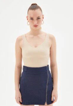 Jessica Zippered Mini Tweed - Minirok - Navy Blue -Only Mode Winkel 5fd0de63102141fbbe9a6dd5ad6f045f