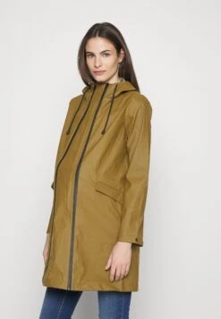 Mamalicious Mldrops Tikka Rain Coat - Parka - Dark Olive