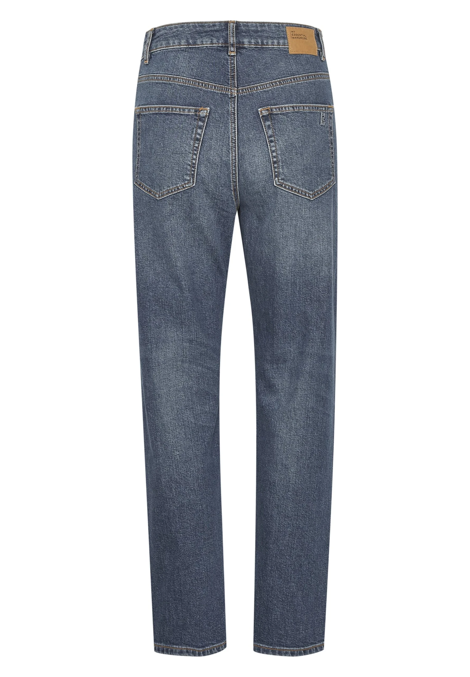 Straight Leg Jeans - Medium Blue Retro Wash 6 Straight Leg Jeans - Medium Blue Retro Wash - Afbeelding 6