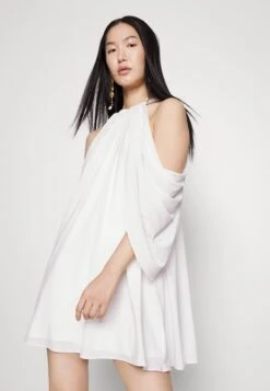 Halston Elsie Dress In Stretch- Jerseyjurk - Chalk -Only Mode Winkel 60567d4563454a628ba2f0d551932c64