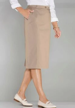 GOLDNER Kokerrok - Beige -Only Mode Winkel 60c06f3936804caf9db675695e0ee3fc