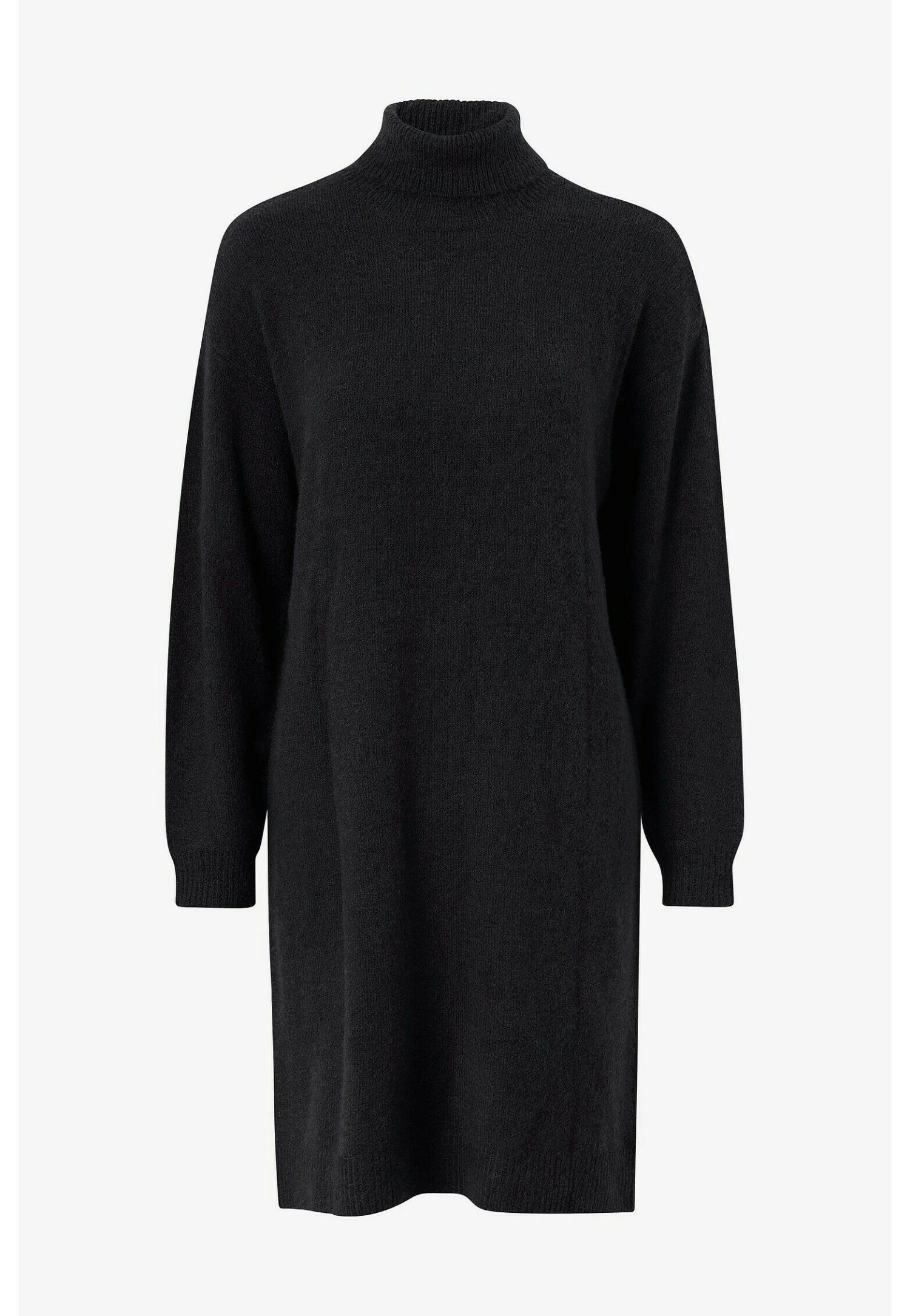 Sabina - Gebreide Jurk - Schwarz 6 Sabina - Gebreide Jurk - Schwarz - Afbeelding 6