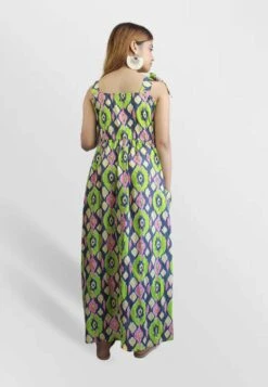 Bow - Maxi-Jurk - Green 7 Bow - Maxi-Jurk - Green -Only Mode Winkel 610c9e6ce64c45f7a81d524430c062f0