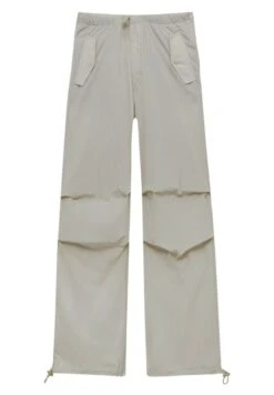PULL & BEAR Parachute- Broek - Beige 12 PULL & BEAR Parachute- Broek - Beige -Only Mode Winkel 618769d88f464b4db4e477304a754937