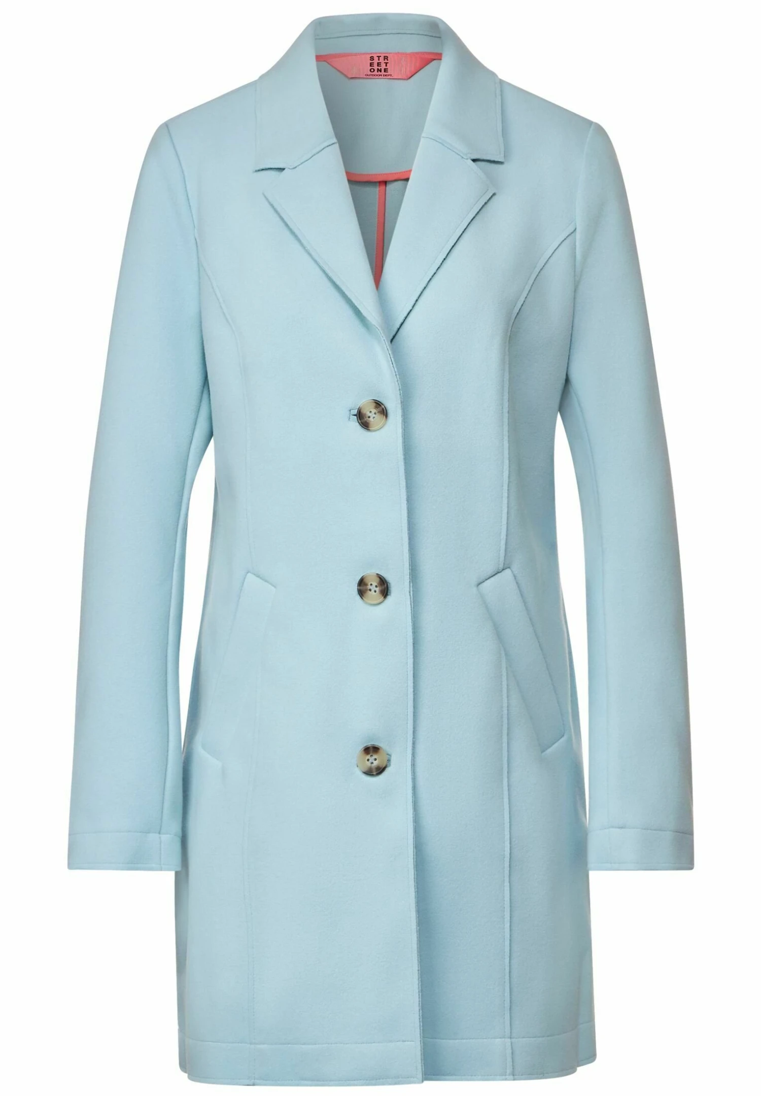 STREET ONE Cosy - Halflange Jas - Türkis 4 STREET ONE Cosy - Halflange Jas - Türkis - Afbeelding 4