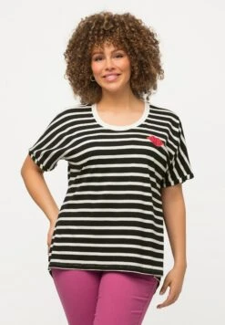 Ulla Popken T-Shirt Print - Noir