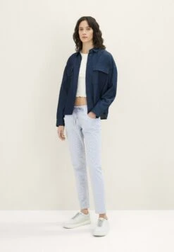 Tom Tailor Tapered - Broek - Blue Stripe Pants -Only Mode Winkel 6307dec67c5f4a1caaee621a286f2b01