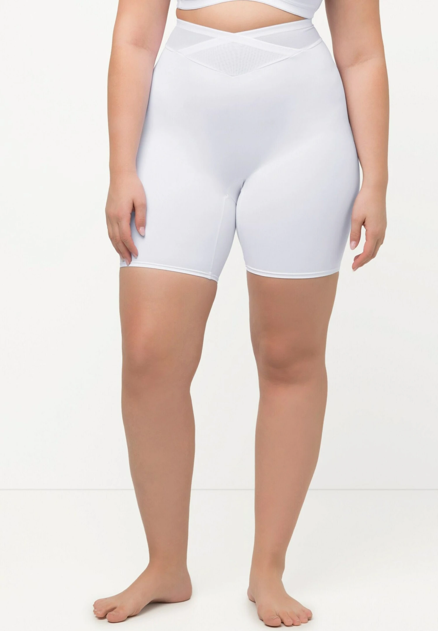 Ulla Popken Breiter Bund Wickeleffekt High Waist - Shapewear - Schneeweiß 1 Ulla Popken Breiter Bund Wickeleffekt High Waist - Shapewear - Schneeweiß
