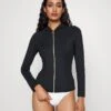 Seafolly Collective Long Sleeve Sunvest - Bikinitop - Black