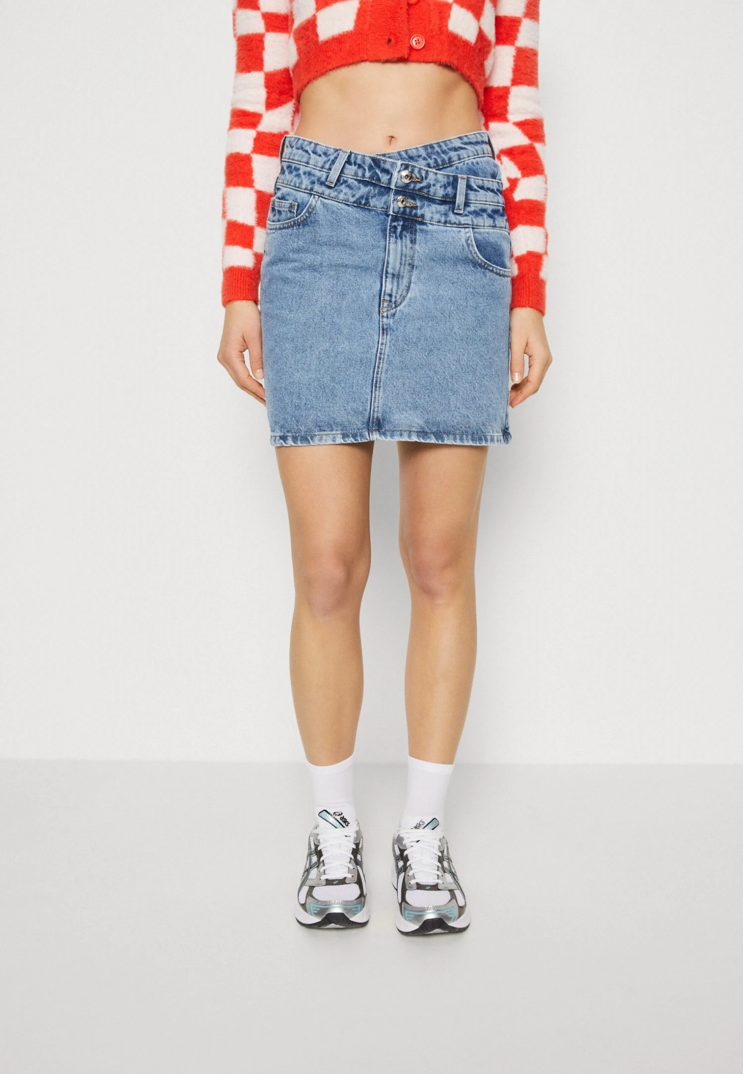 ONLY Onlbillie Uneaven Skirt - Jeansrok - Light Blue Denim 1 ONLY Onlbillie Uneaven Skirt - Jeansrok - Light Blue Denim