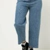 Cutted Onderaan - Straight Leg Jeans - Blue Denim