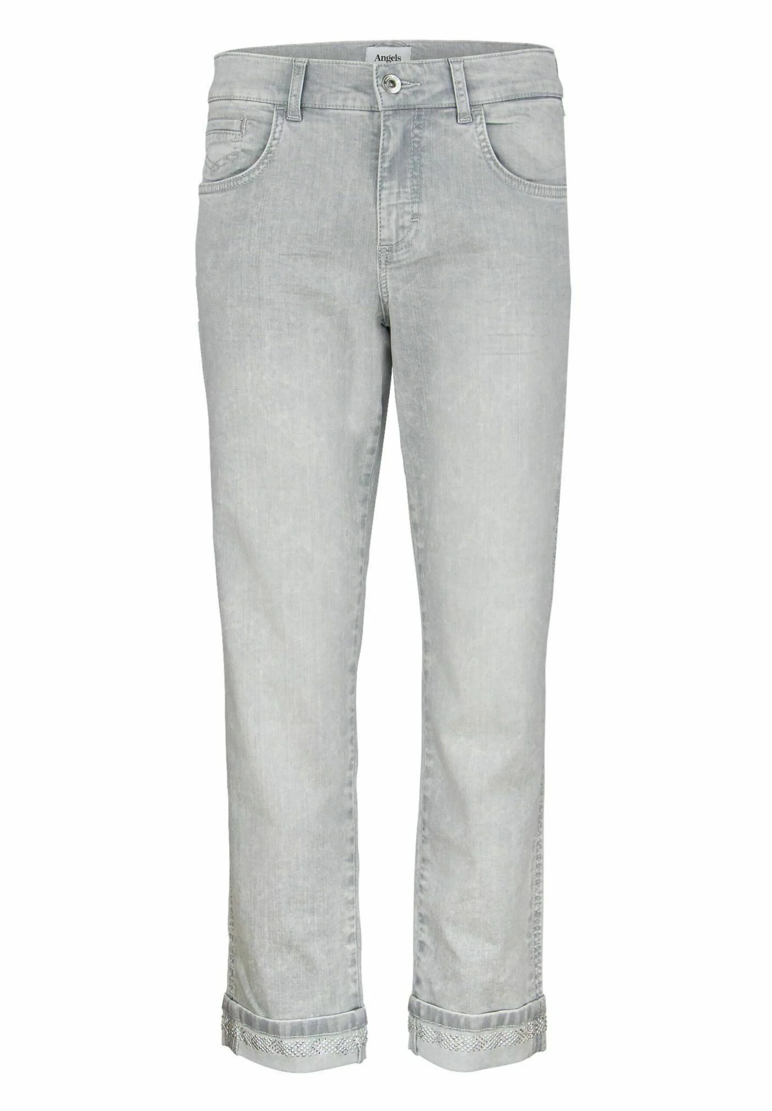 Angels Darleen Crop Tu Plate - Slim Fit Jeans - Hellgrau 6 Angels Darleen Crop Tu Plate - Slim Fit Jeans - Hellgrau - Afbeelding 6