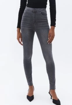Ultra High Rise- Jeans Skinny Fit - Grey Denim