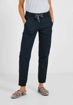 Cecil Utility Casual Fit- Broek - Blau