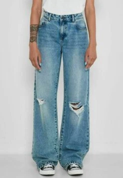 Noisy May Nmamanda- Flared Jeans - Light Blue Denim