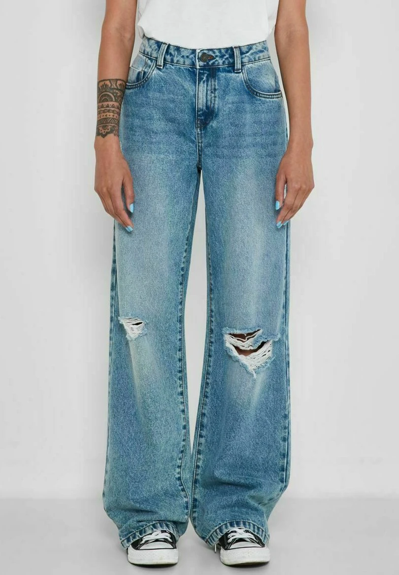 Noisy May Nmamanda- Flared Jeans - Light Blue Denim 1 Noisy May Nmamanda- Flared Jeans - Light Blue Denim