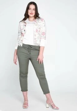 Stretch Uni Avec Lurex - Broek - Khaki 14 Stretch Uni Avec Lurex - Broek - Khaki -Only Mode Winkel 656048025f964f949f2c7285a63f376b