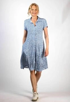Billie Midsummer- Blousejurk - Light Blue