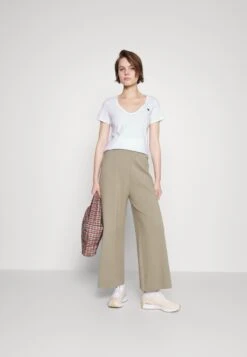 Abercrombie & Fitch 3 Pack - T-Shirt Basic - Brill White/Zephyr/Heather Grey