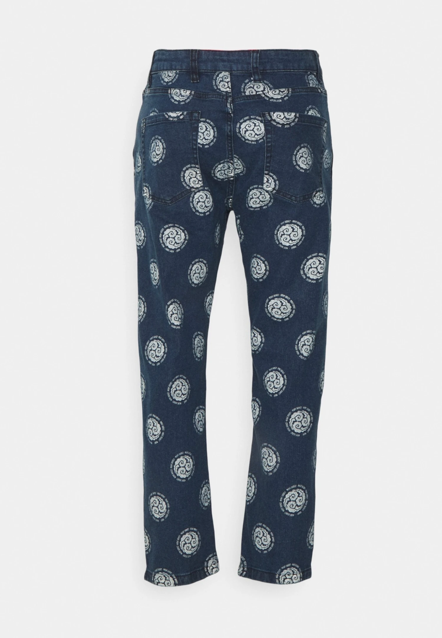 NIGHT ADDICT Unisex - Relaxed Fit Jeans - Blue 2 NIGHT ADDICT Unisex - Relaxed Fit Jeans - Blue - Afbeelding 2