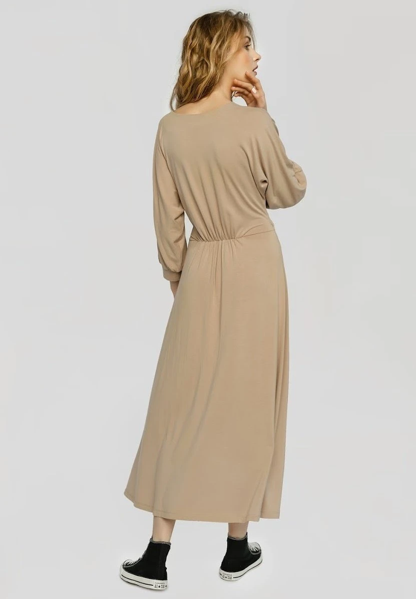 Petra - Jurk - Beige 2 Petra - Jurk - Beige - Afbeelding 2