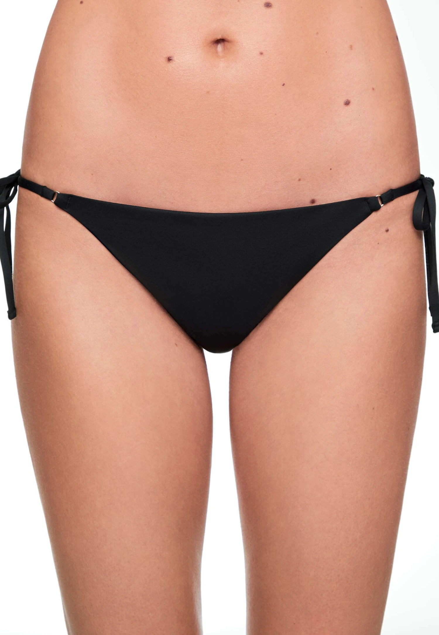 Oysho Mid-Rise With Ties - Bikinibroekje - Black 1 Oysho Mid-Rise With Ties - Bikinibroekje - Black