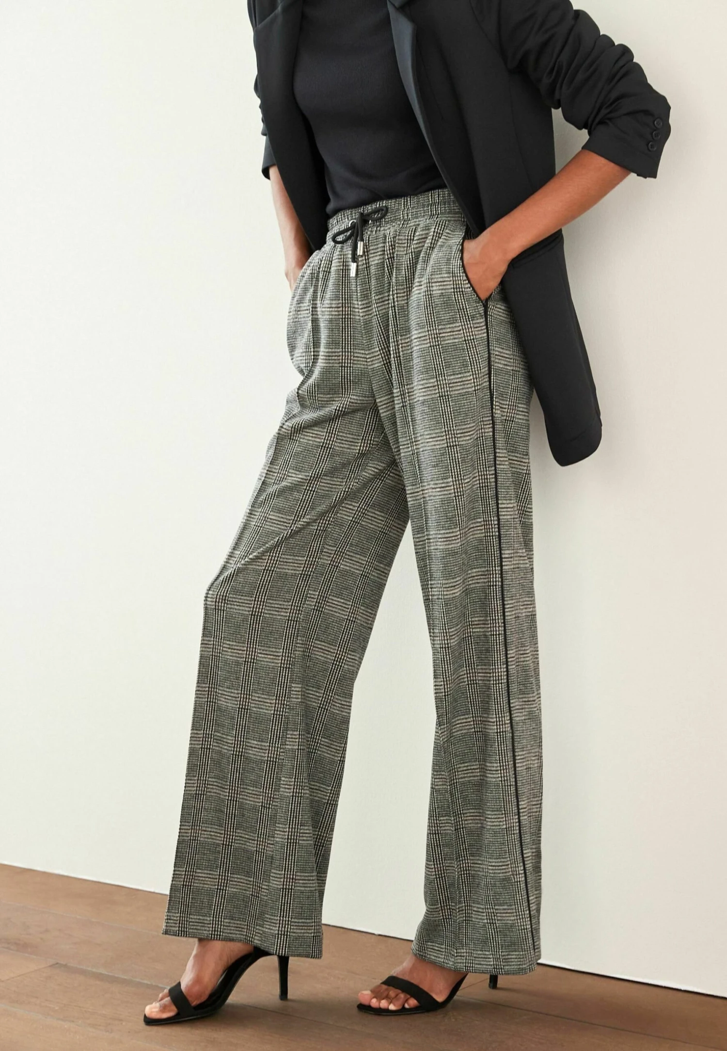 Next CheckStandard - Broek - Black 2 Next CheckStandard - Broek - Black - Afbeelding 2