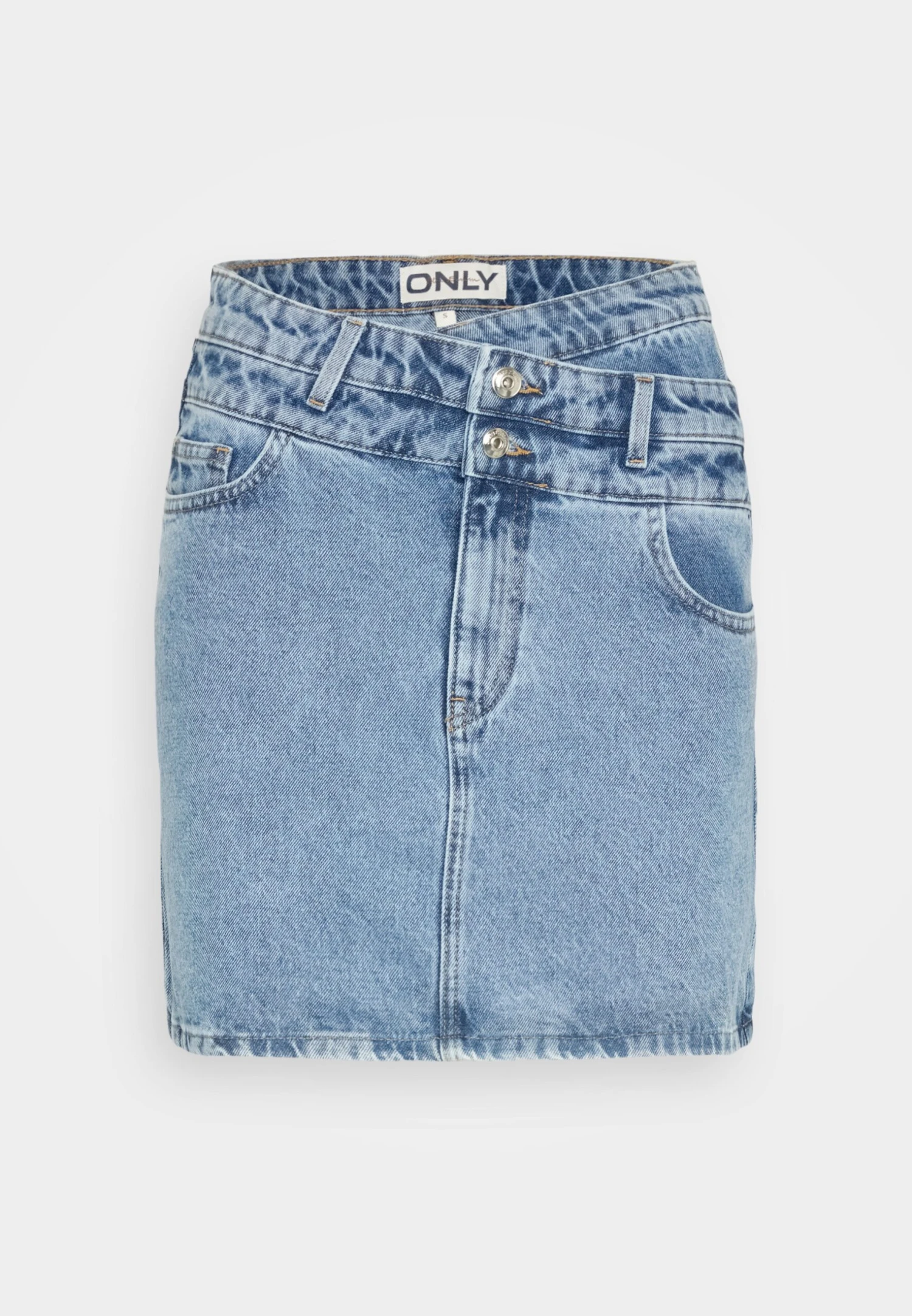 ONLY Onlbillie Uneaven Skirt - Jeansrok - Light Blue Denim 5 ONLY Onlbillie Uneaven Skirt - Jeansrok - Light Blue Denim - Afbeelding 5
