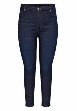ONLY CARMAKOMA Carkila-Hiris Hw Sk Dnm Pimbox - Jeans Skinny Fit - Dark Blue Denim