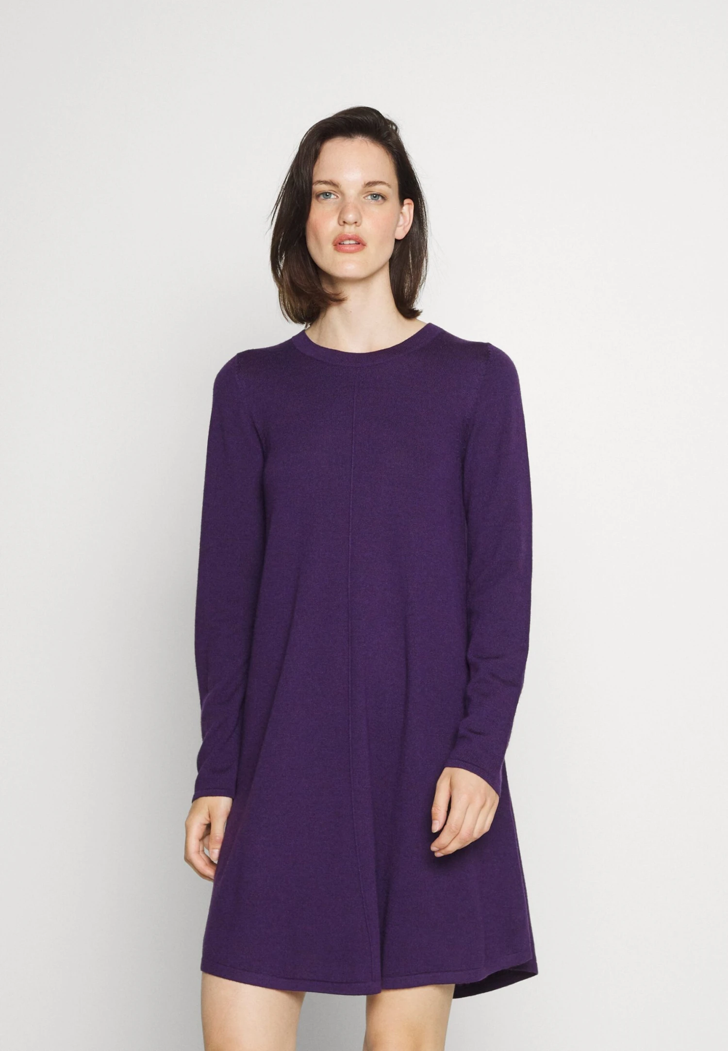 REPEAT Dress Merino - Gebreide Jurk - Purple 1 REPEAT Dress Merino - Gebreide Jurk - Purple