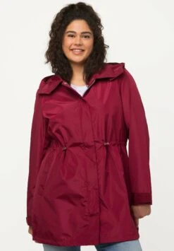 Ulla Popken Regenjas - Karmijnrood