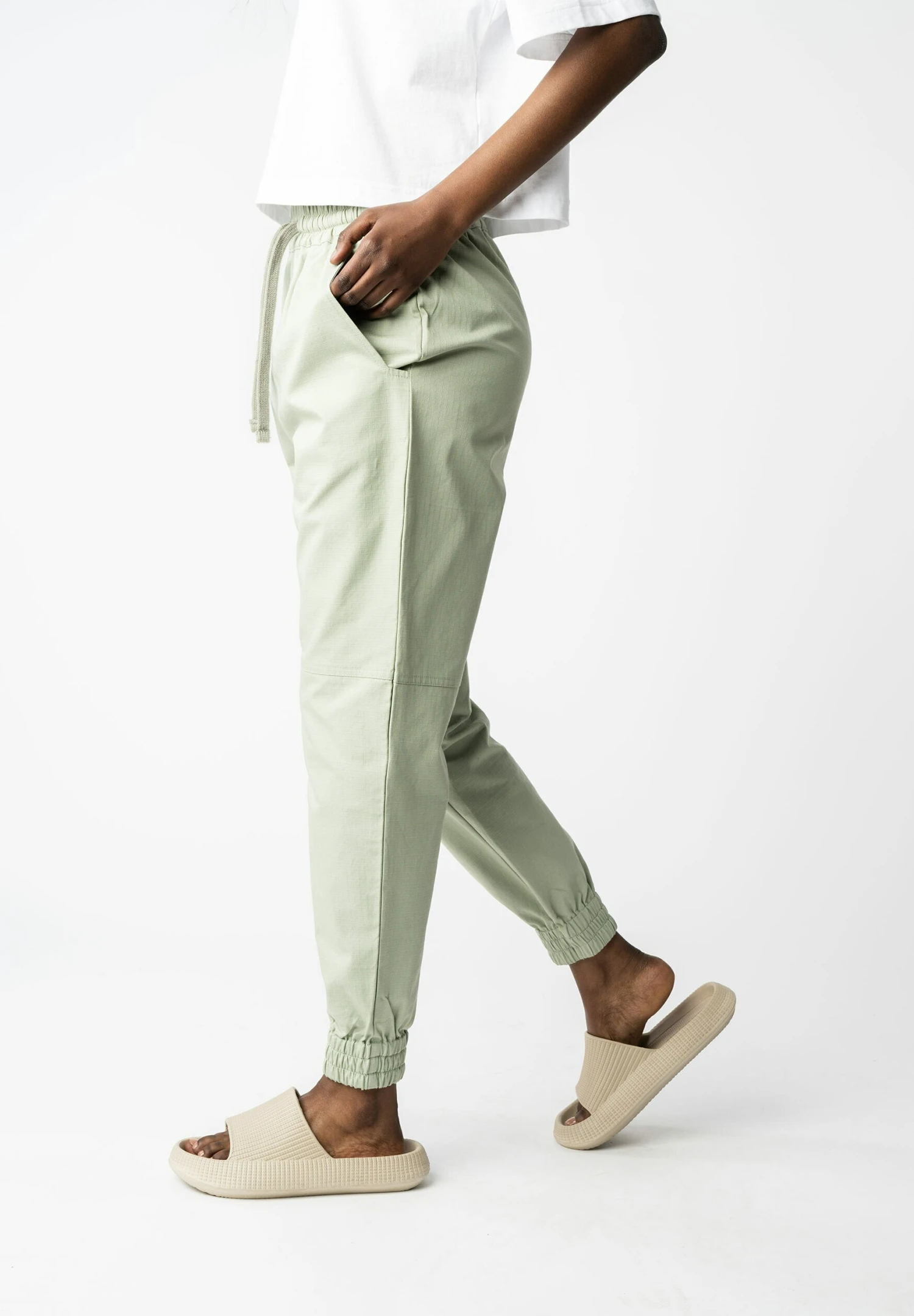 Mela Mit Elastischem Bund Arite - Trainingsbroek - Sage 5 Mela Mit Elastischem Bund Arite - Trainingsbroek - Sage - Afbeelding 5