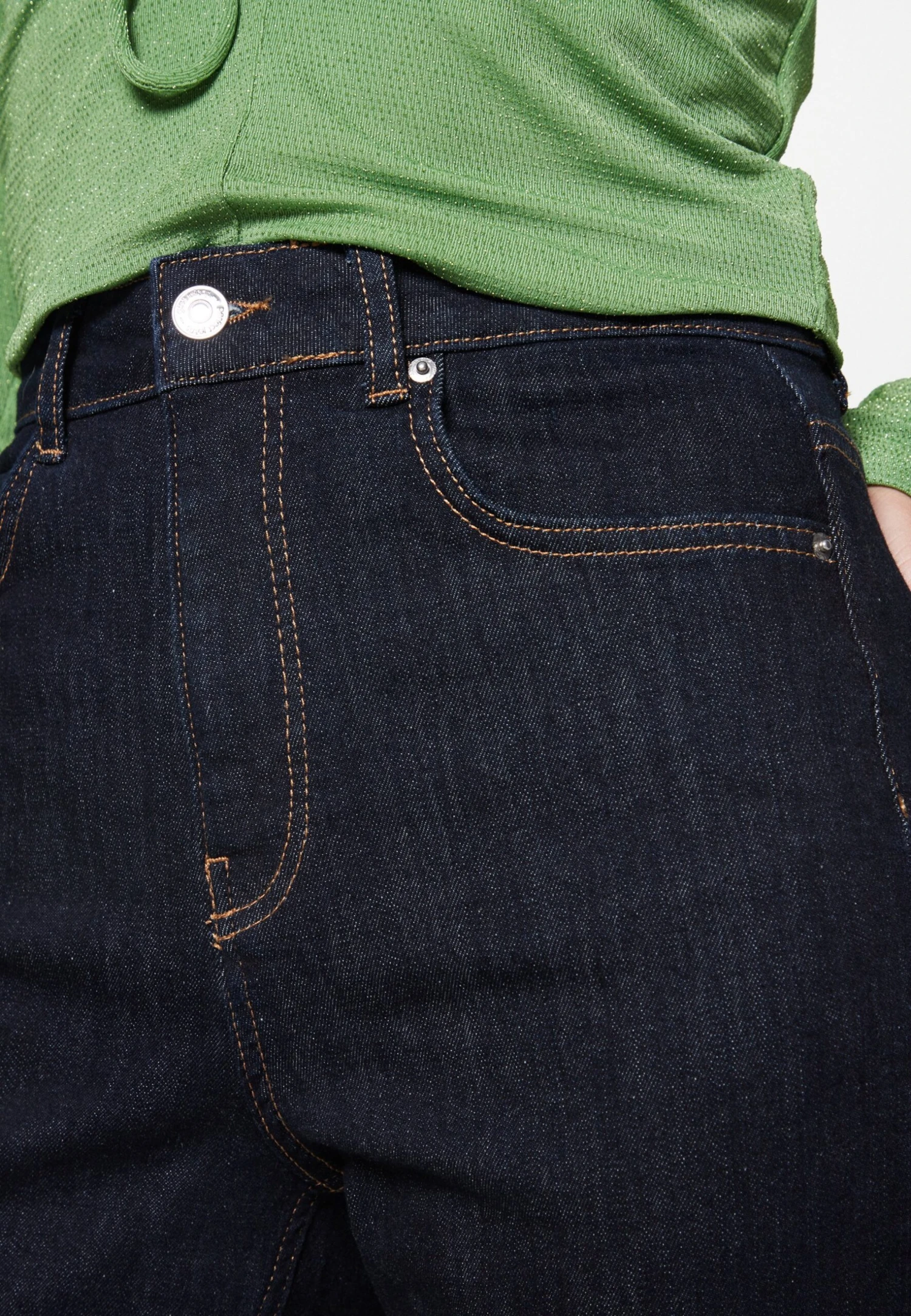 Gina Tricot High Waist Slit Jeans - Straight Leg Jeans - Rinse 6 Gina Tricot High Waist Slit Jeans - Straight Leg Jeans - Rinse - Afbeelding 6