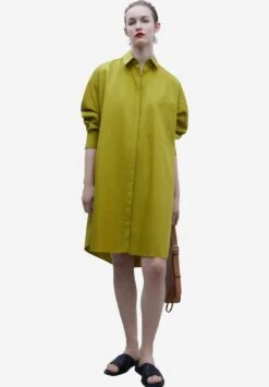 ADOLFO DOMINGUEZ Blousejurk - Pistachio Green