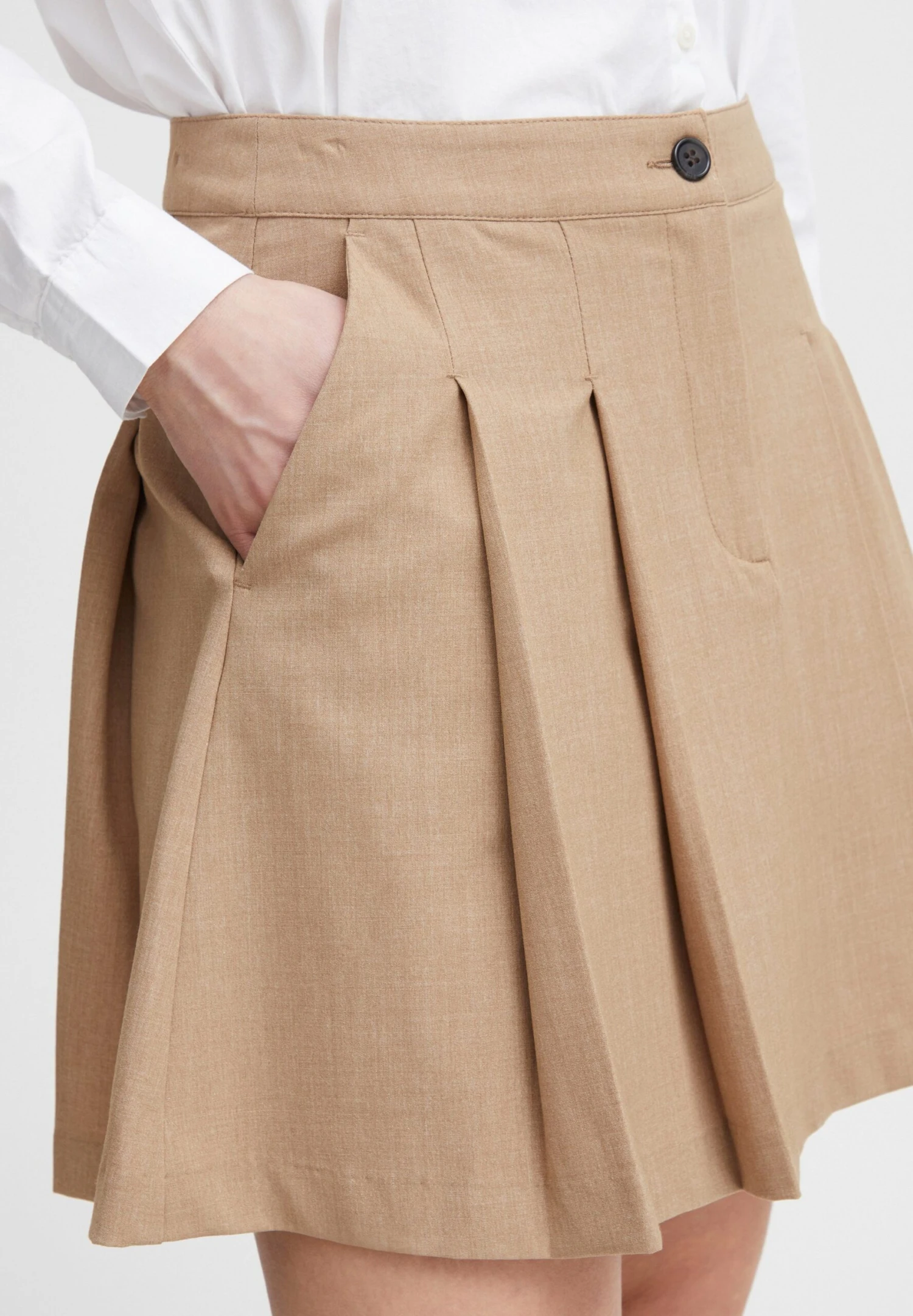 B.young Bydanta- A-Lijn Rok - Tiger S Eye Melange 4 B.young Bydanta- A-Lijn Rok - Tiger S Eye Melange - Afbeelding 4