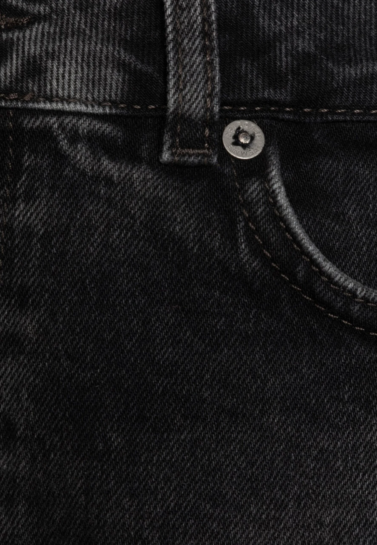 Selected Femme Slfkrista - Jeansshort - Black Denim 5 Selected Femme Slfkrista - Jeansshort - Black Denim - Afbeelding 5