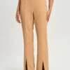 Tussah Fae Split- Broek - Tan