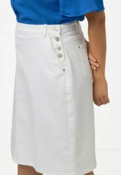 Ulla Popken Jeansrok - Blanc Neige 8 Ulla Popken Jeansrok - Blanc Neige -Only Mode Winkel 6c11540f46d44bf4890f49586e2e8267