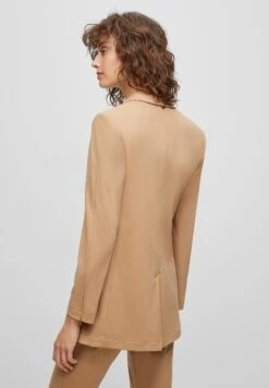 Boss Jexotta - Halflange Jas - Medium Beige -Only Mode Winkel 6d660397ffb3410b997047523e9f3d56