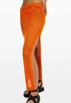 BERSHKA Maxirok - Orange -Only Mode Winkel 6daaf72f50fa47488cc6f3f0d4b589c5