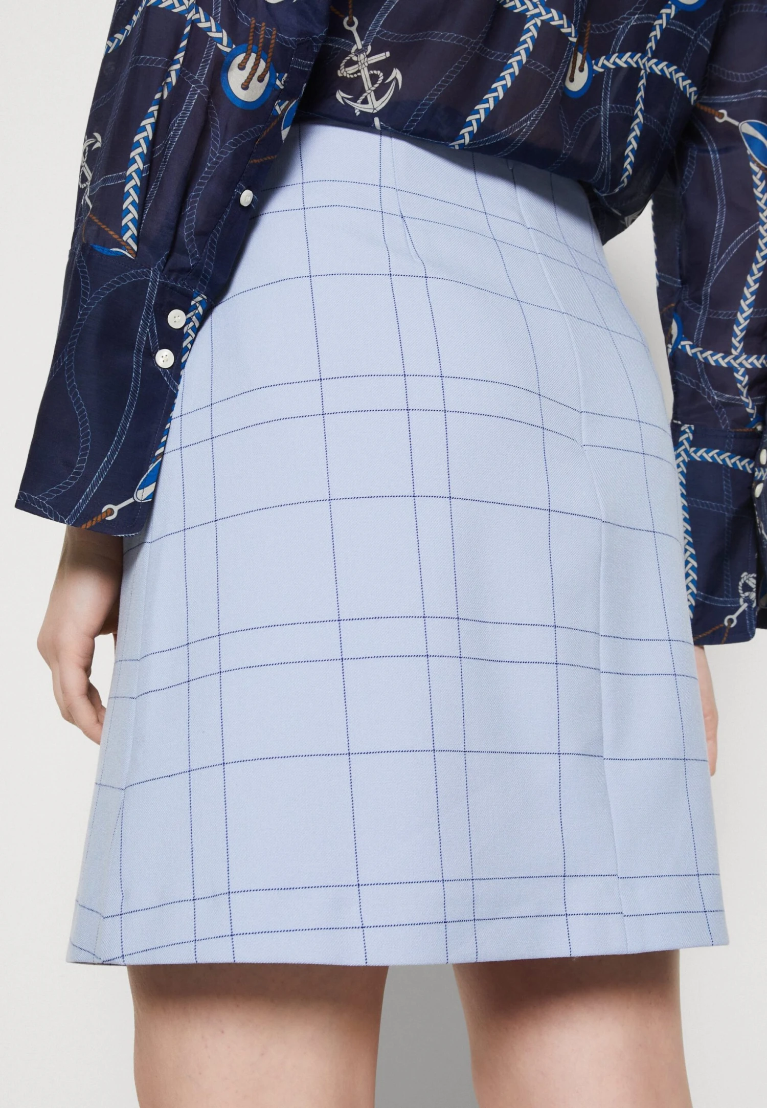 Selected Femme Slfthea Skirt - A-Lijn Rok - Blue Heron 6 Selected Femme Slfthea Skirt - A-Lijn Rok - Blue Heron - Afbeelding 6