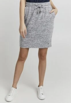 OXMO Birga - Kokerrok - Light Grey Melange