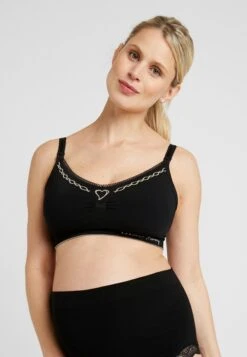 Magic Bodyfashion Fancy Mama Nursing Bra - T-Shirt Bh - Black/Latte
