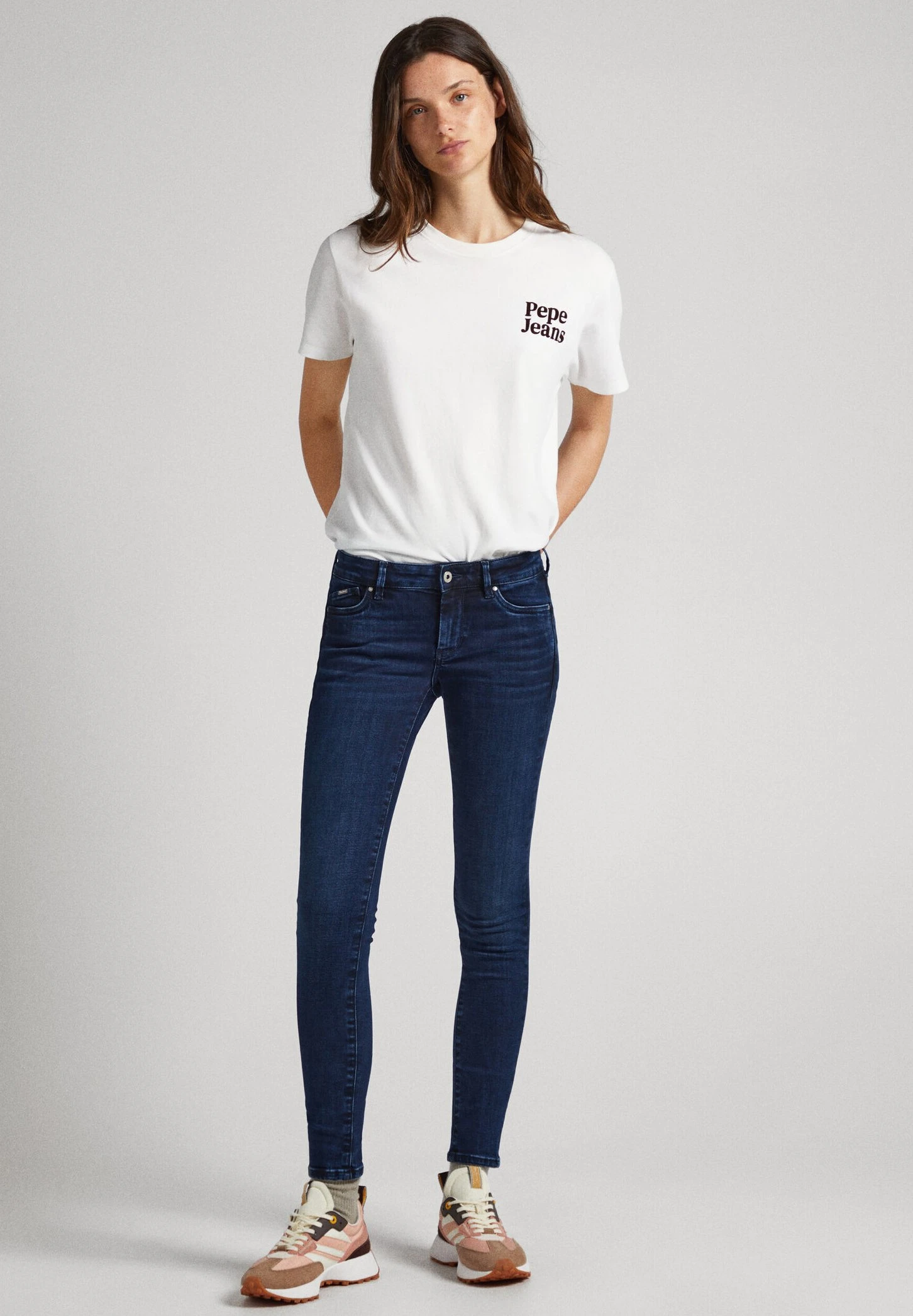 Pepe Jeans Pixie - Slim Fit Jeans - Denim 2 Pepe Jeans Pixie - Slim Fit Jeans - Denim - Afbeelding 2