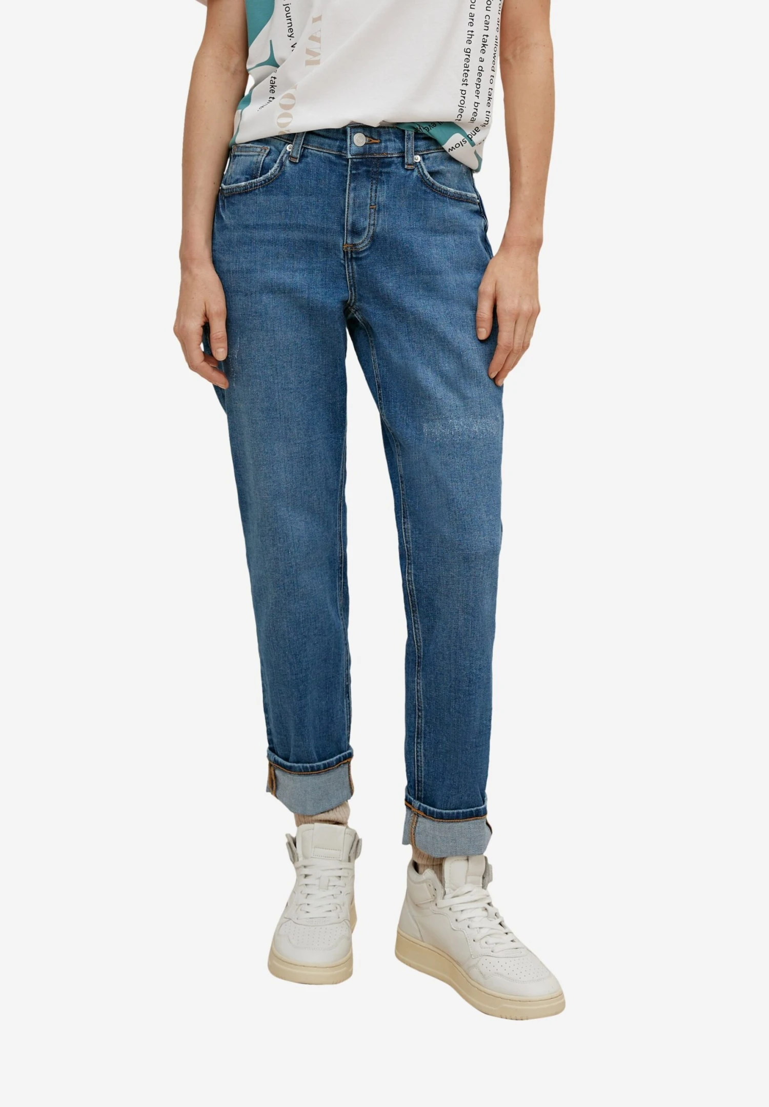 Broek - Slim Fit Jeans - Tiefblau 6 Broek - Slim Fit Jeans - Tiefblau - Afbeelding 6