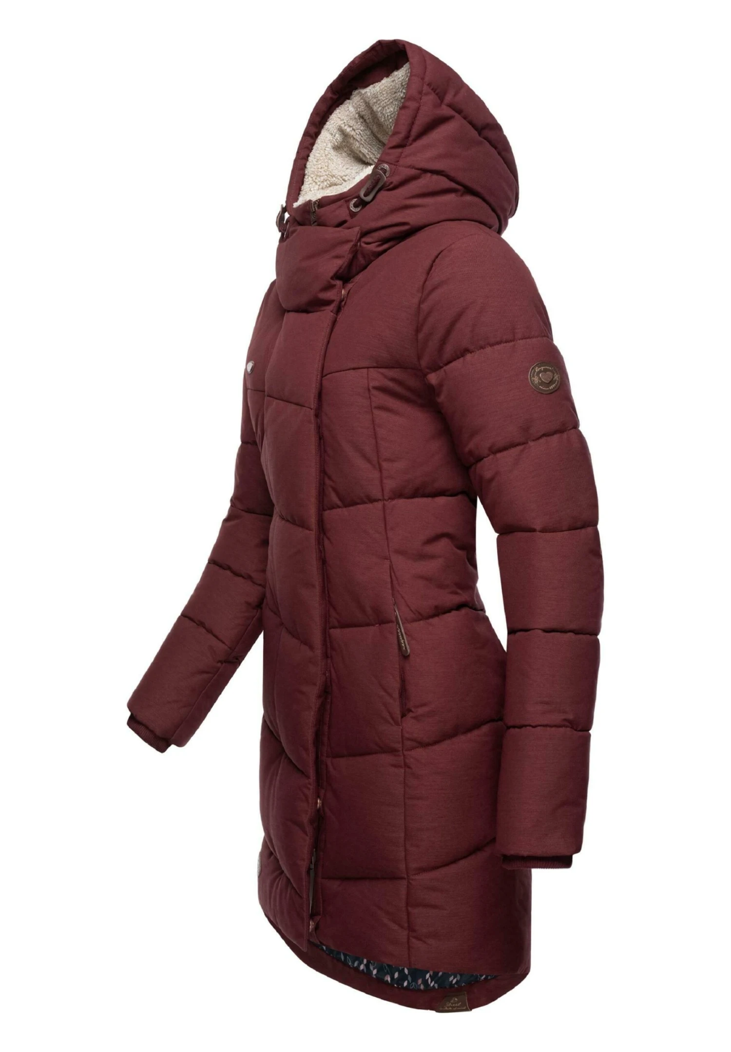 Ragwear Pavla - Winterjas - Wine Red 2 Ragwear Pavla - Winterjas - Wine Red - Afbeelding 2