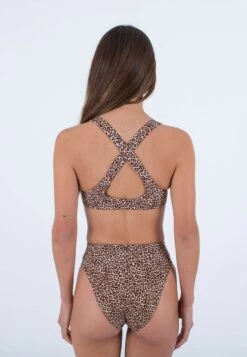HURLEY Leopard Cross Back - Bikinitop - Brown Sugar -Only Mode Winkel 70861f92ce24433aa40c7226576b6b46