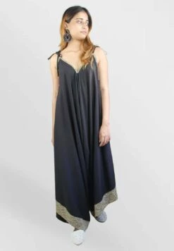 Beauville - Maxi-Jurk - Black