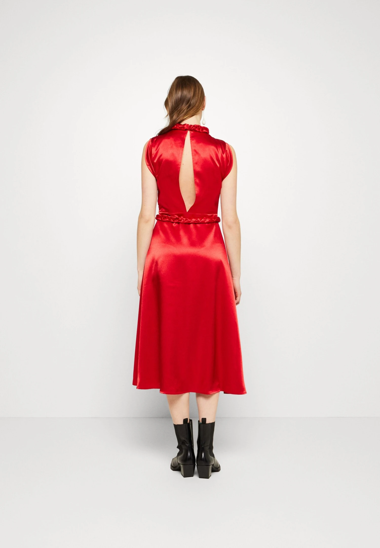 Anu Dress - Cocktailjurk - Red 3 Anu Dress - Cocktailjurk - Red - Afbeelding 3